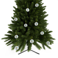 Ceramic Ornament — "Be The Light" Nativity Christmas Tree Decoration