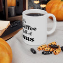 Christian Coffee Mug - Faith Gifts for Women Men All I Need is Coffee and Jesus