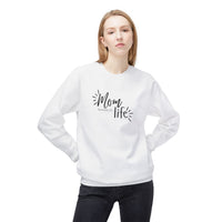 Mom Life Crewneck Sweatshirt — Cozy Casual Pullover for Moms