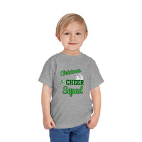 Christmas Cheer Squad Christian Christmas Shirt for Toddlers Short Sleeve Tee Christian Toddler Christmas Shirt