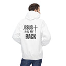 Jesus Has My Back Midweight Softstyle Fleece Hoodie