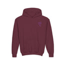 Back design - Youth Hoodie — 'I Timothy 6:7' Colorful Faith Graphic Hoodie (All You Need Is God)