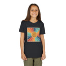 Youth Tee — 'Created With A Purpose' Retro Sunburst Kids T-Shirt