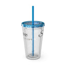 Saved By Grace Water Tumbler - Christian Gifts for Women Men - Faith Based Gifts
