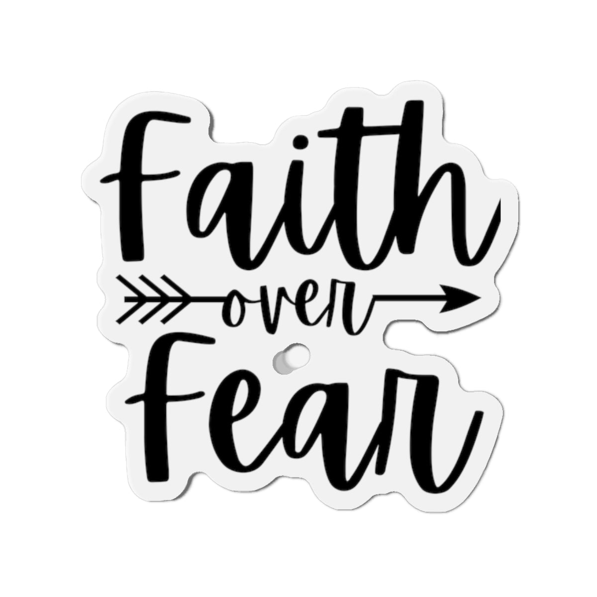 Faith Over Fear Magnet - Christian Gifts for Women Faith Gifts for Men