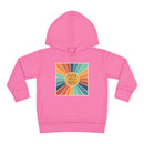Toddler Hoodie — "Created With A Purpose" Retro Sunburst Pullover