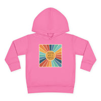 Toddler Hoodie — "Created With A Purpose" Retro Sunburst Pullover