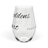 Wine Gladdens The Heart Stemless Wine Glass - 11.75oz