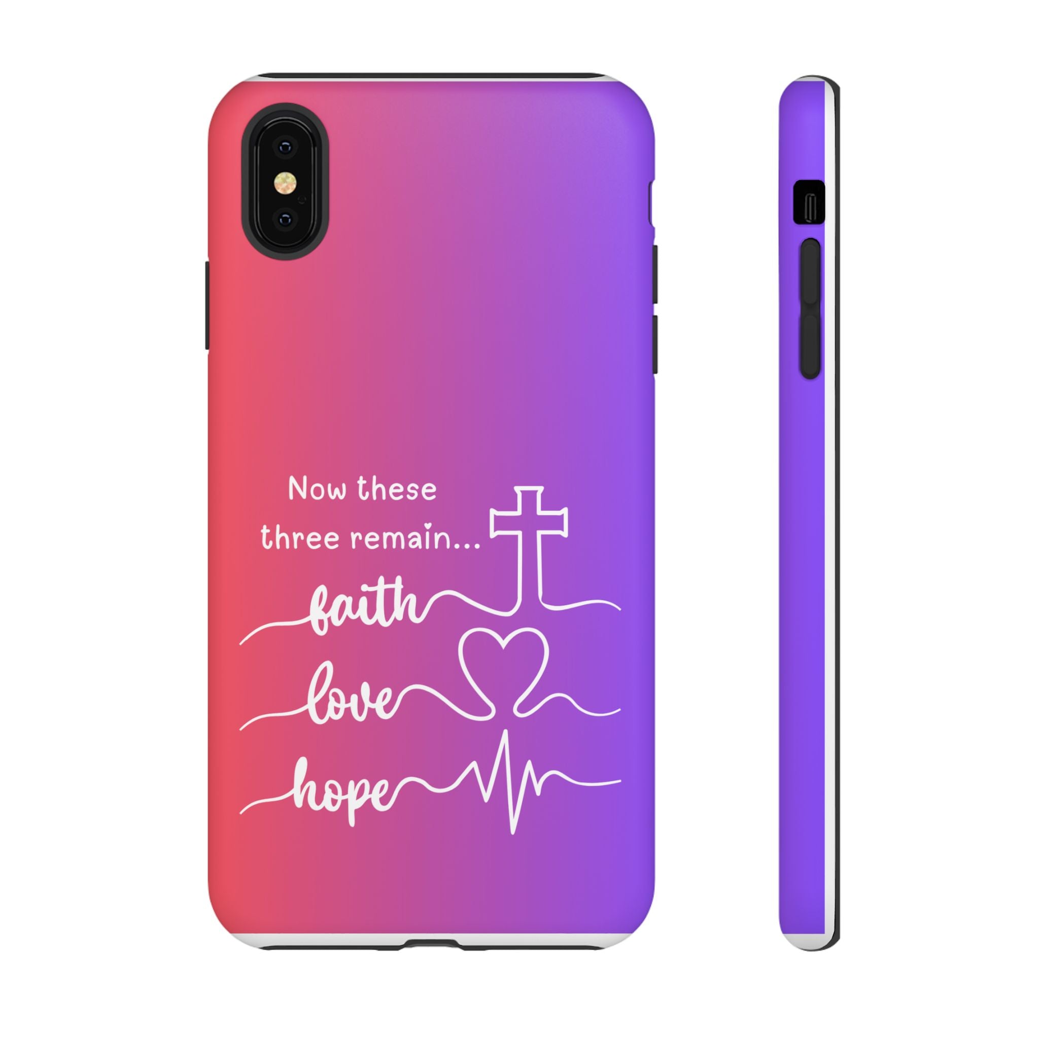 iPhone - Faith, Love & Hope Gradient Phone Case