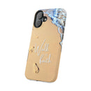 iPhone Inspirational Magnetic Phone Case, Unique Phone Accessories, Faith-Based Gifts, Coastal Vibes, Walk by Faith Design