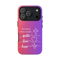 iPhone - Faith, Love & Hope Gradient Phone Case
