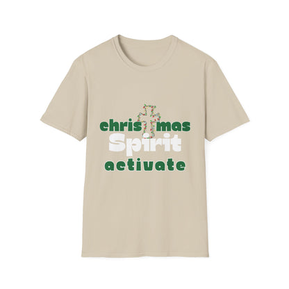 Christmas Spirit Activate Christmas shirt for women men holiday shirt