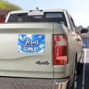 Jesus Is My Copilot – Blue Sky Christian Car Magnet