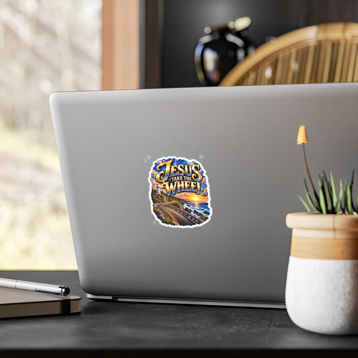 Jesus Take the Wheel – Coastal Highway Christian Vinyl Sticker