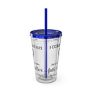 Faith Hope Love Water Tumbler - Christian Gifts for Women Men - Faith Based Gifts