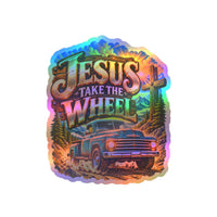 Jesus Take the Wheel – Vintage Truck Christian Vinyl Sticker