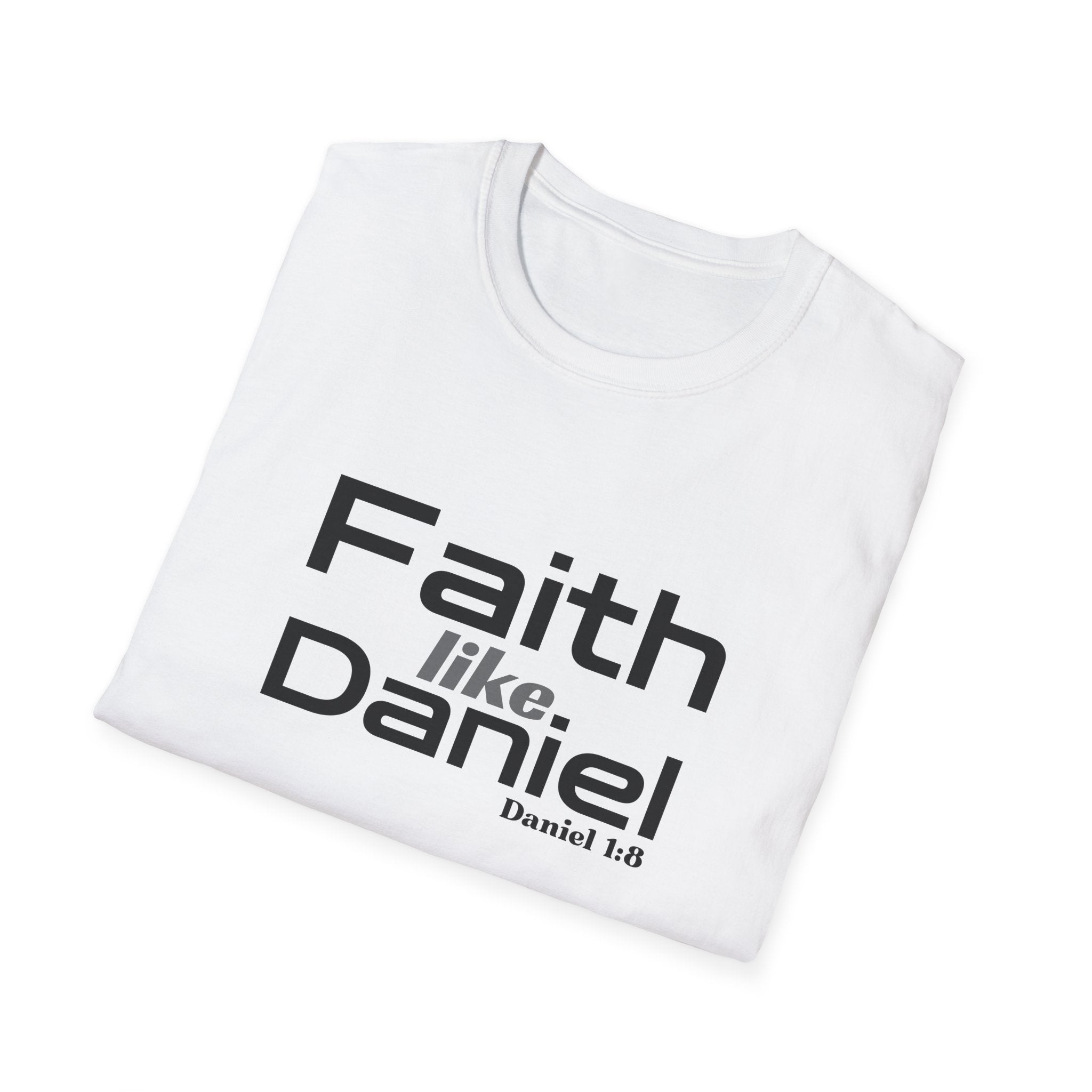 Faith Like Daniel T-Shirt – Christian Scripture Tee (Daniel 1:8)