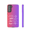 Samsung Faith, Love & Hope Gradient Phone Case — 'Now These Three Remain' Christian Protective Case