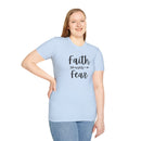Faith Over Fear Unisex Softstyle T-Shirt | Christian Shirts for Women Men - Faith Based Gifts