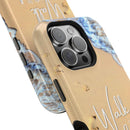 iPhone Inspirational Magnetic Phone Case, Unique Phone Accessories, Faith-Based Gifts, Coastal Vibes, Walk by Faith Design