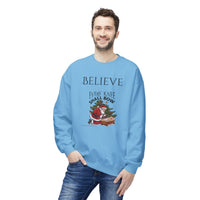 Believe Every Knee Shall Bow Christmas Sweatshirt - Christian Sweatshirts for Women Men - Christmas Sweatshirts for Christians  - Faith Christmas Sweatshirts
