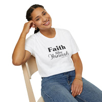 Faith Like Hannah Christian T-Shirt — Inspirational Scripture Tee (1 Samuel 1:27)