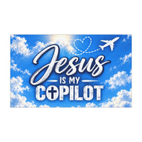 Jesus Is My Copilot – Blue Sky Christian Car Magnet