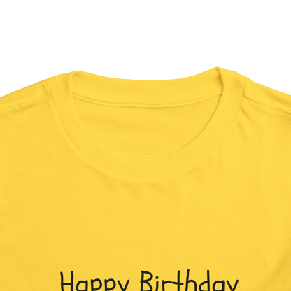 Happy Birthday Jesus Christian Christmas Shirt for Toddlers Short Sleeve Tee Christian Toddler Christmas Shirt