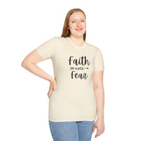Faith Over Fear Unisex Softstyle T-Shirt | Christian Shirts for Women Men - Faith Based Gifts