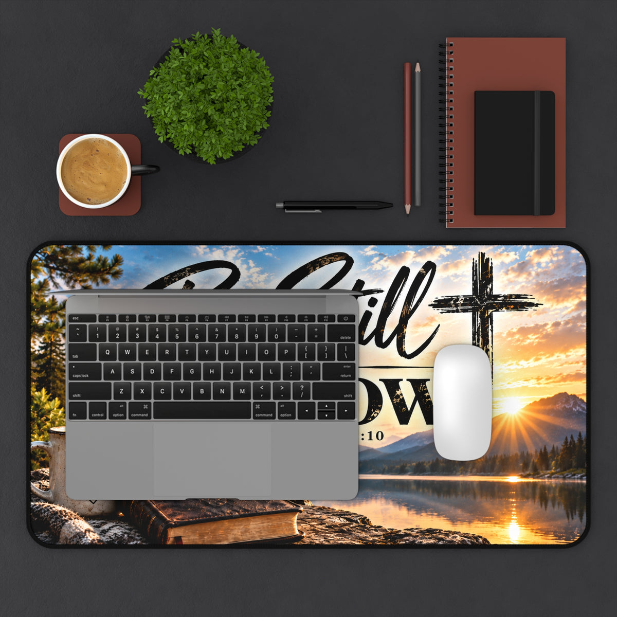 Be Still and Know – Lakeside Bible Christian Desk Mat