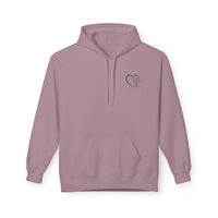Jesus Has My Back Fleece Hoodie, Cozy Unisex Sweatshirt, Faith-Based Apparel, Perfect Gift for Christians