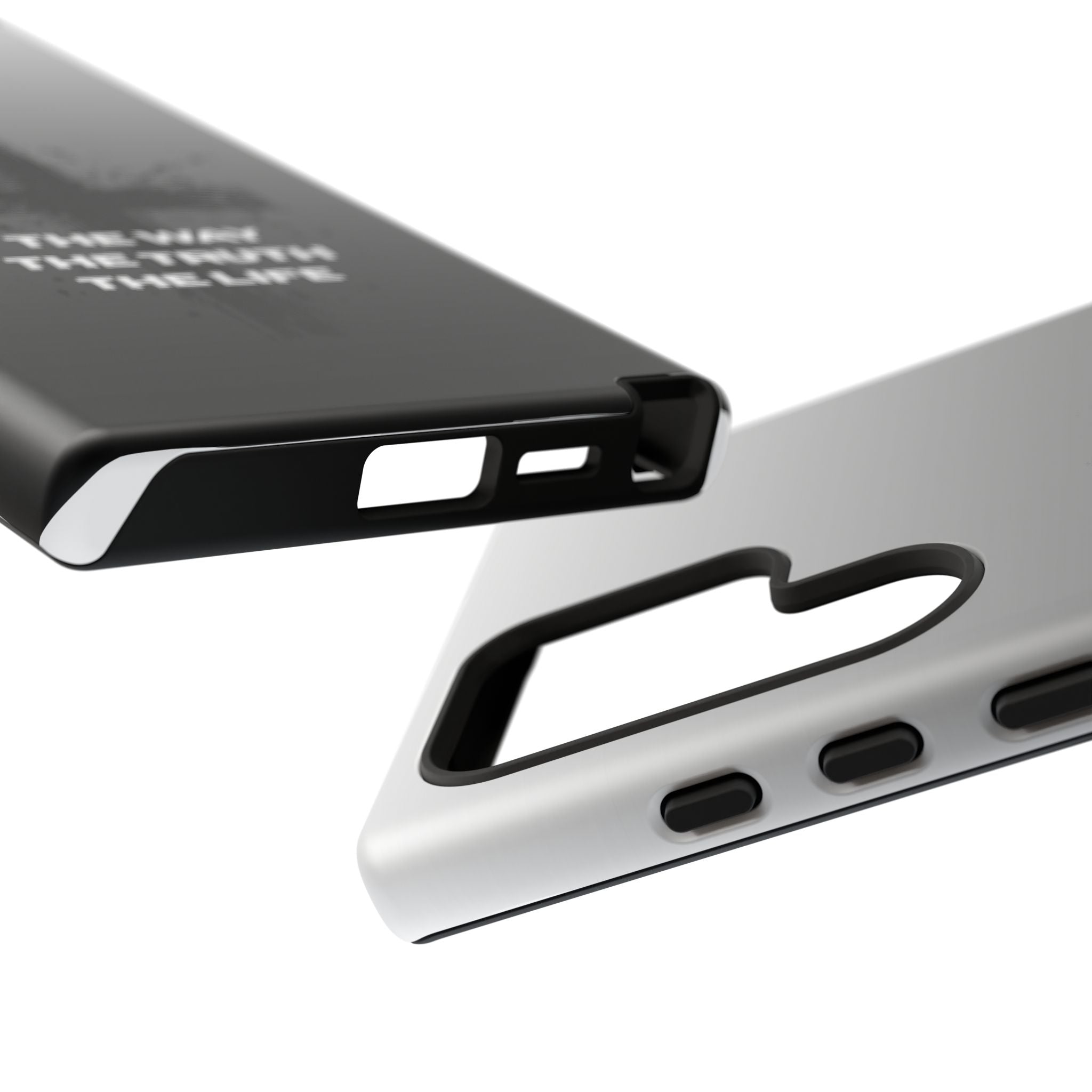 Christian Cross Phone Case — "The Way The Truth The Life" Protective Phone Cover