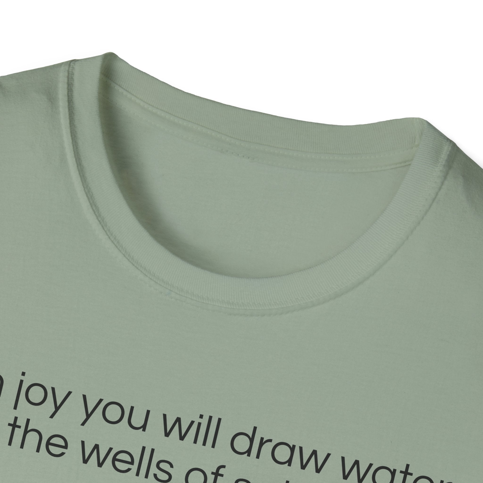 Isaiah 12:3 T-Shirt | Perfect for Faith and Everyday Wear,