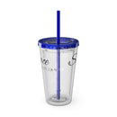 Saved By Grace Water Tumbler - Christian Gifts for Women Men - Faith Based Gifts