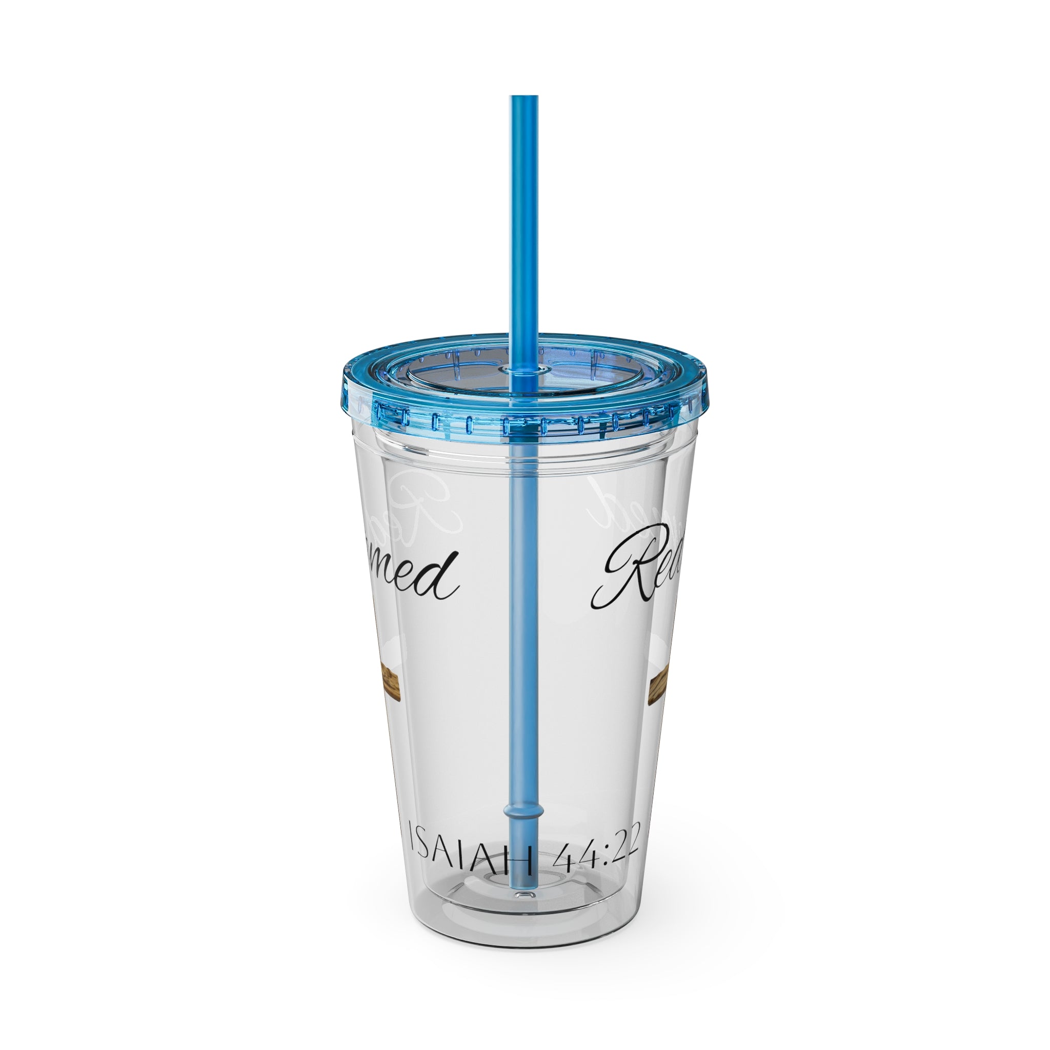 Redeemed Water Tumbler - Christian Gifts for Women Men - Faith Based Gifts