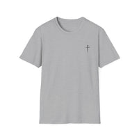 Back design - Jesus Has My Back T-Shirt — Christian Faith Cross Tee