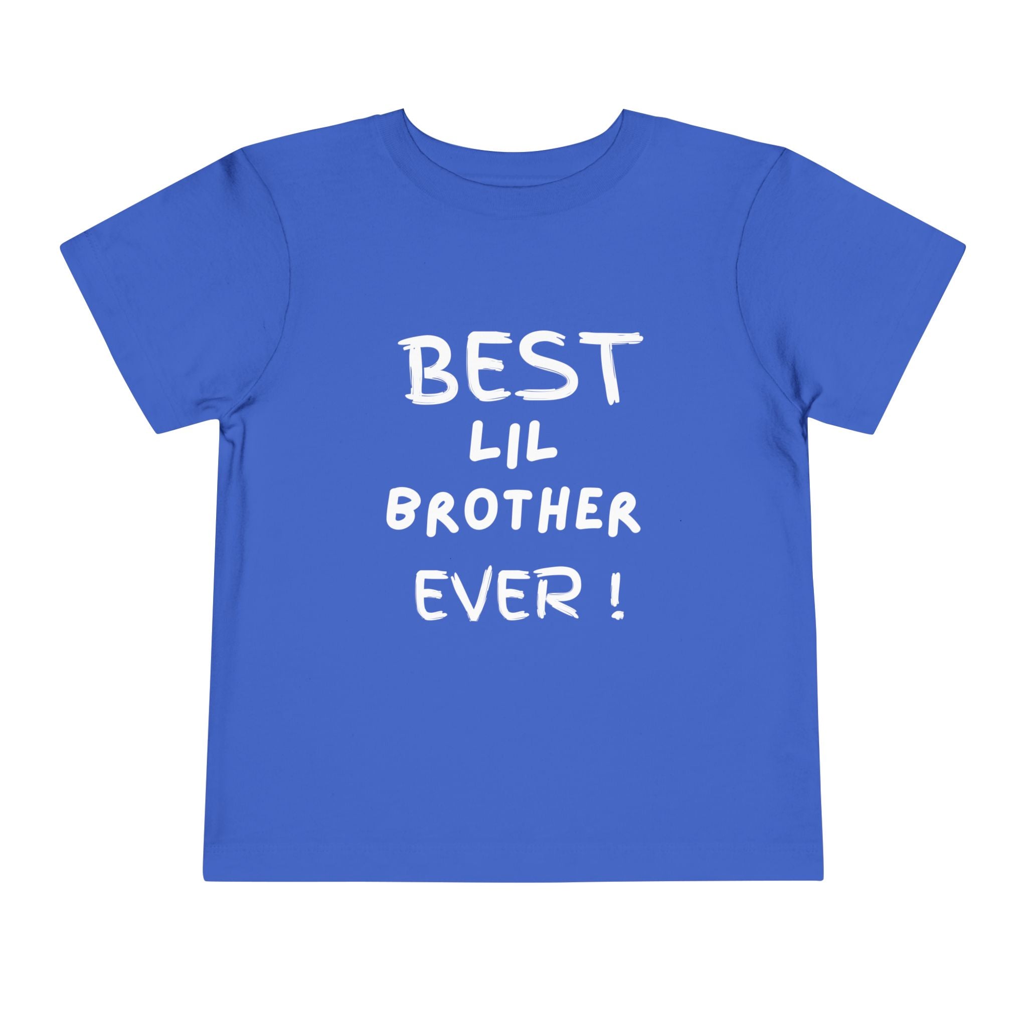 Best Lil Brother Ever Toddler Tee, Cute Kids Shirt, Sibling Gift, Birthday Gift for Toddlers, Family Matching Tee, Baby Shower Present