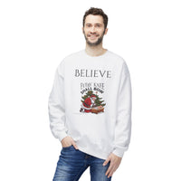 Believe Every Knee Shall Bow Christmas Sweatshirt - Christian Sweatshirts for Women Men - Christmas Sweatshirts for Christians  - Faith Christmas Sweatshirts