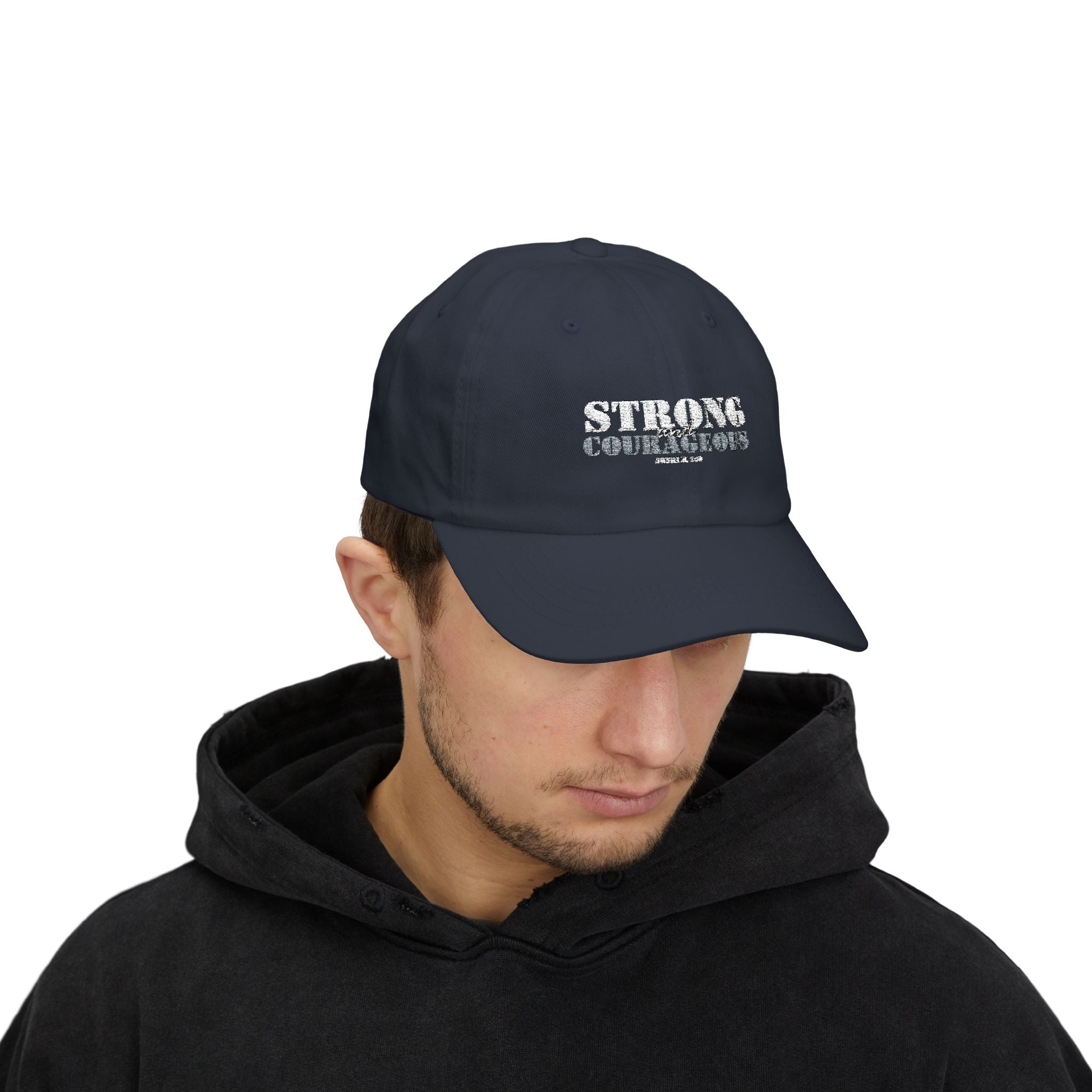 Strong & Courageous Hat — Embroidered Athletic Baseball Hat