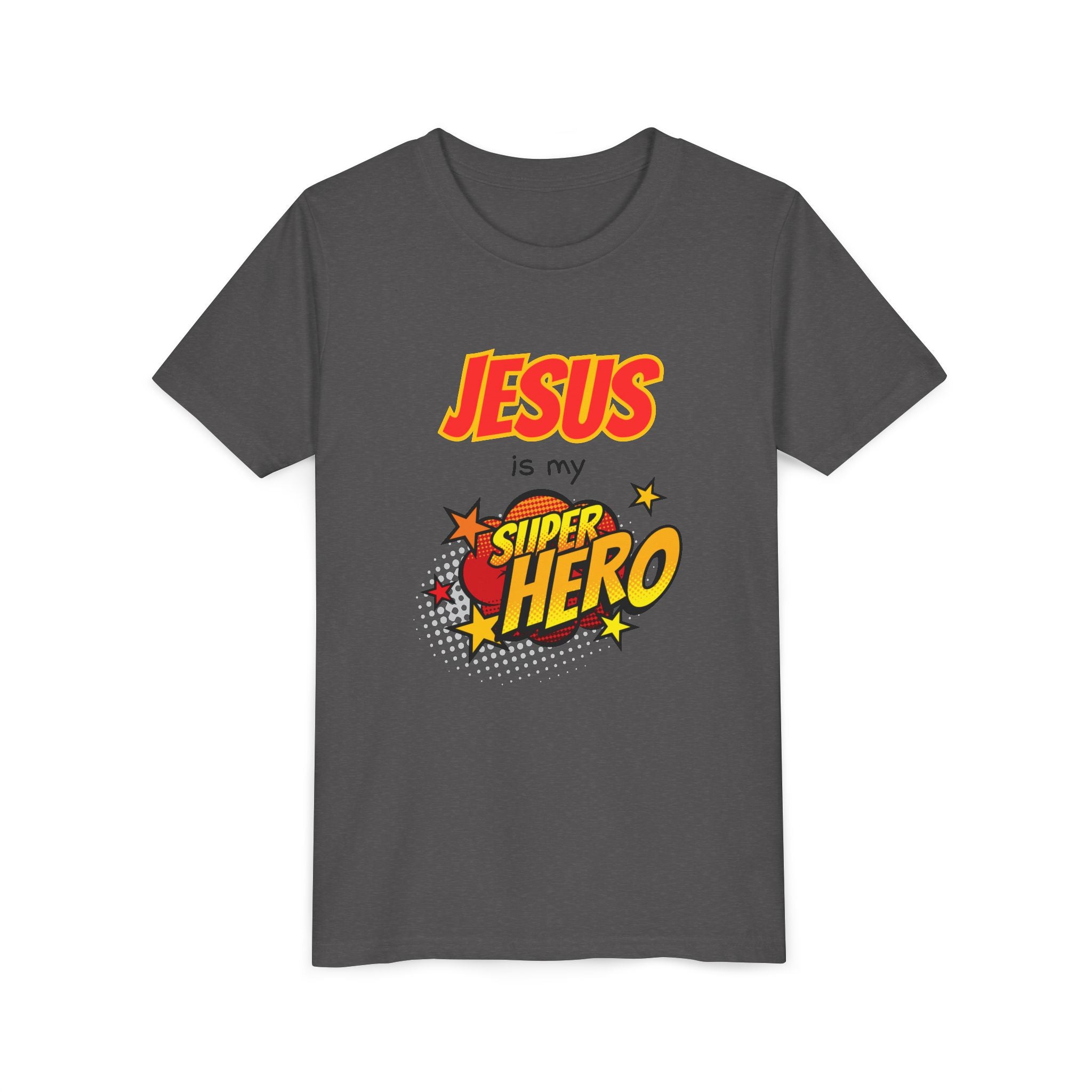 Kids 'Jesus Is My Superhero' T-Shirt — Christian Youth Tee
