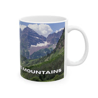 Faith Can Move Mountains Coffee Mug - Christian Gifts for Women Men - Faith Based Gifts