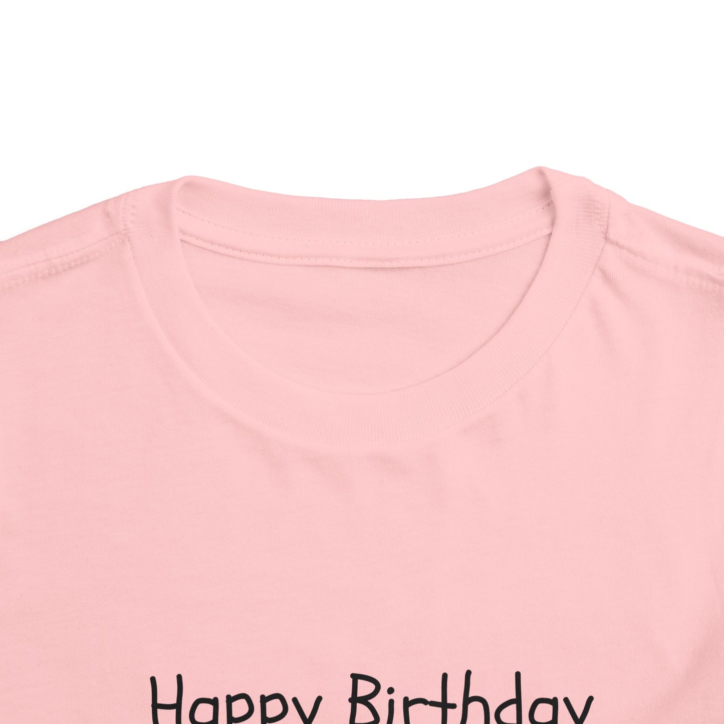 Happy Birthday Jesus Christian Christmas Shirt for Toddlers Short Sleeve Tee Christian Toddler Christmas Shirt