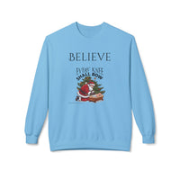 Believe Every Knee Shall Bow Christmas Sweatshirt - Christian Sweatshirts for Women Men - Christmas Sweatshirts for Christians  - Faith Christmas Sweatshirts