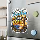 Faith Over Fear – Mountain Cross Christian Vinyl Sticker