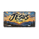 Jesus Is King Christian Vanity Plate