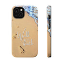 iPhone Inspirational Magnetic Phone Case, Unique Phone Accessories, Faith-Based Gifts, Coastal Vibes, Walk by Faith Design
