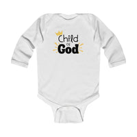 Child of God Infant Bodysuit — Long Sleeve Christian Baby Onesie