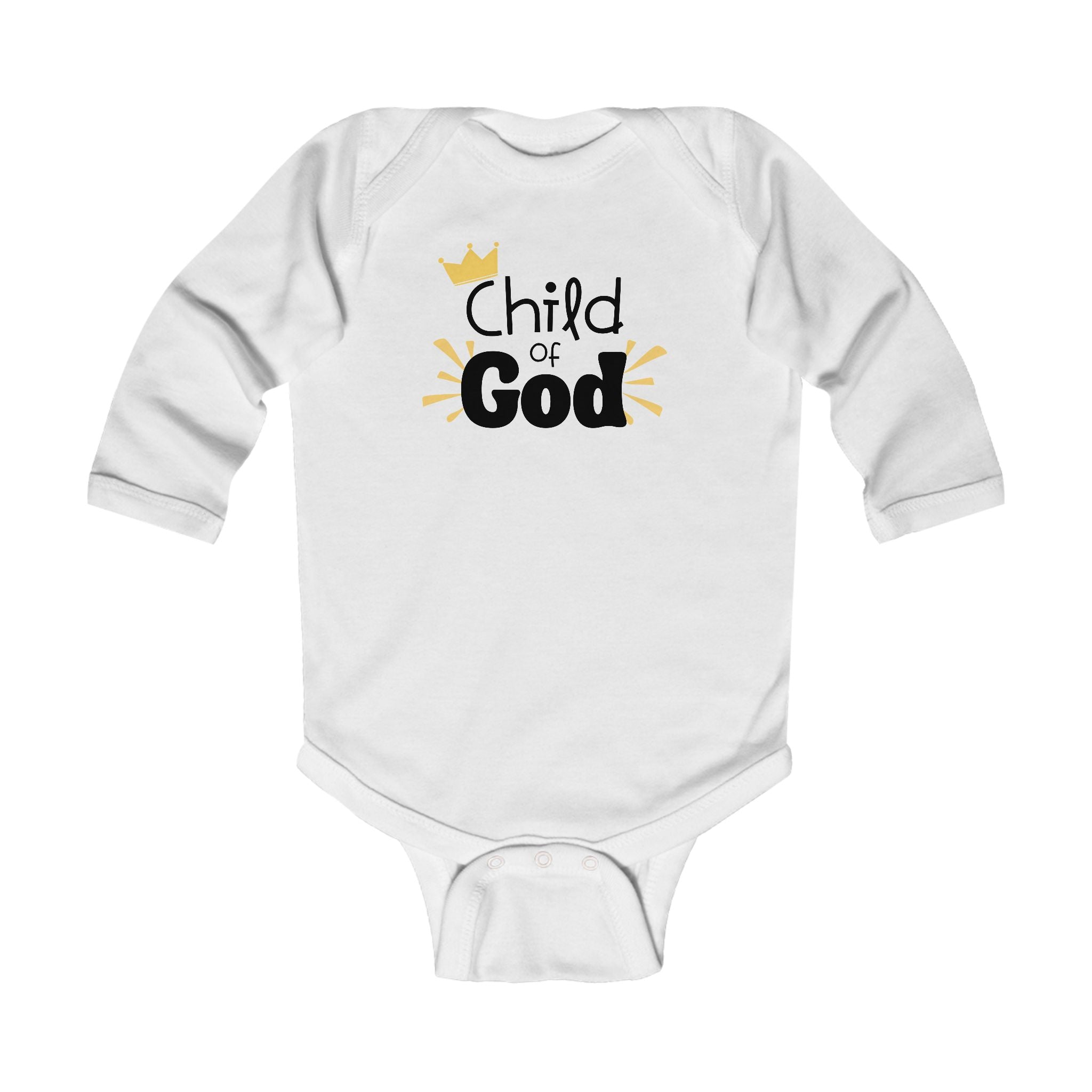 Child of God Infant Bodysuit — Long Sleeve Christian Baby Onesie