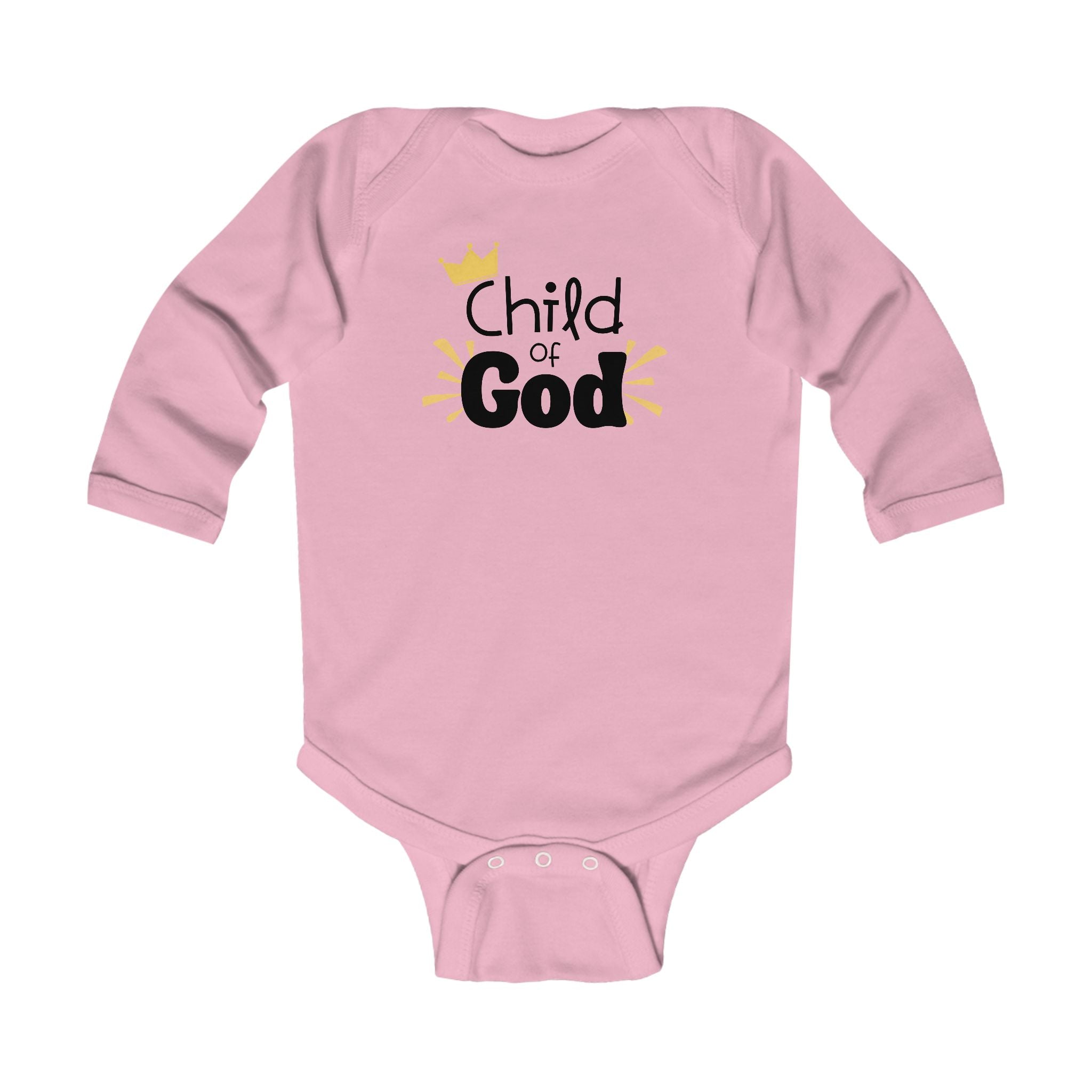 Child of God Infant Bodysuit — Long Sleeve Christian Baby Onesie