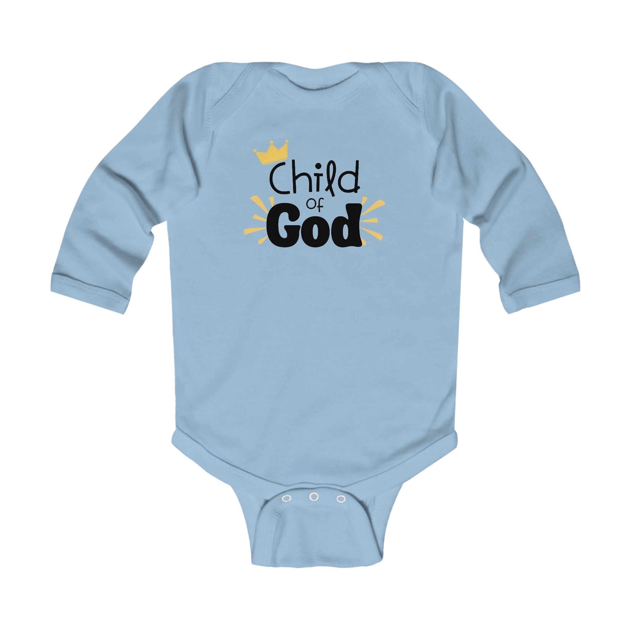Child of God Infant Bodysuit — Long Sleeve Christian Baby Onesie